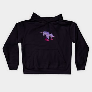 Origami Unicorn Kids Hoodie